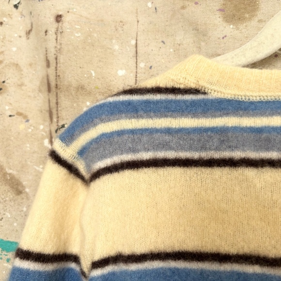 Reformation Stripe Cashmere & Wool Sweater in Multi - Picture 6 of 6
